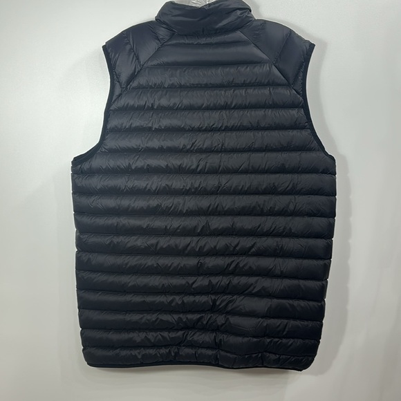 Lands End 800 down Black Quilted Puffer Vest with Stand-Up Collar size LT.NWT - Picture 10 of 10